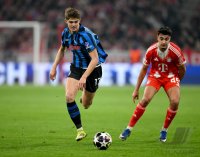 Fussball  Achtelfinal Rueckspiel CHL 25/26: FC Bayern Muenchen - Atalanta Bergamo