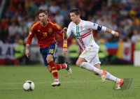 Fussball International Europameisterschaft 2012, Halbfinale: Portugal - Spanien
