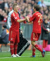 Fussball 1. Bundesliga, Saison 2011/2012:  FC Bayern Muenchen - TSG 1899 Hoffenheim