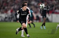 Fussball DFB Pokal  Halbfinale  2025/2026  23.04.2026VfB Stuttgart - SC Freiburg , EINZELBILD, EINZELN, AKTION, EINZELSPIELER, FREISTELLER, GANZE FIGUR, GANZFIGUR, GANZE_FIGURAKTION