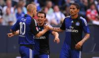 Fussball 1. Bundesliga: T Home Cup , FC Bayern Muenchen - HSV