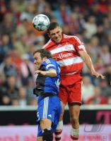 Fussball 1. BL Bayern-Hamburg; Zweikampf