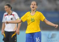 FUSSBALL  Olympia 2008  Peking  Halbfinale Brasilien - Deutschland