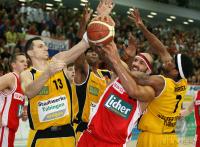 Basketball 1. Bundesliga Walter Tigers 86 -89  Giessen 46ers