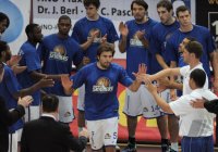 Basketball 1. Bundesliga 2011/2012:  Walter Tigers Tuebingen - Fraport Skyliners Frankfurt