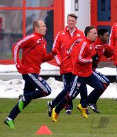 Fussball 1. Bundesliga : Training beim FC Bayern Muenchen