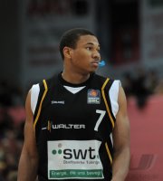 Basketball 1. Bundesliga 2011/2012:  Walter Tigers Tuebingen - Fraport Skyliners Frankfurt