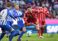 Fussball  1.Bundesliga   Saison 17/18: FC Bayern Muenchen -  Hertha BSC Berlin