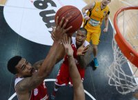 Basketball 1. Bundesliga 13/14:  Walter Tigers Tuebingen - FC Bayern Muenchen