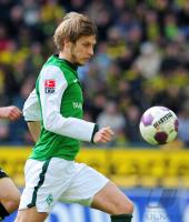 FUSSBALL, 1. BUNDESLIGA, 29. Spieltag: Bremen, HUNT Einzelaktion