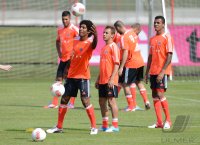 Fussball 1. Bundesliga 12/13: Training beim FC Bayern Muenchen