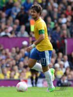 FUSSBALL Olympia 2012 Maenner: Brasilien - Weissrussland