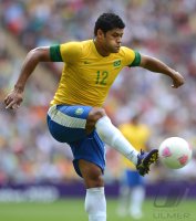 FUSSBALL Olympia 2012 FINALE: Brasilien - Mexiko