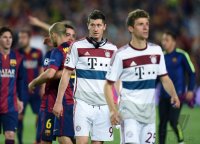 Fussball CHL 14/15 Halbfinale: Enttaeuschung FC Bayern Muenchen