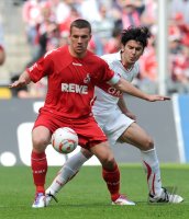 Fussball 1. Bundesliga :  1 FC Koeln - VfB Stuttgart