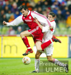 Fussball 1. Bundesliga Bayern-Stuttgart, Zweikampf