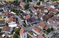 Doppel-Jubilaeum 200 Jahre Schlosskauf / 250 Jahre Kirchweihe St.-Martinus-Kirche in Hirrlingen (Kreis Tuebingen)