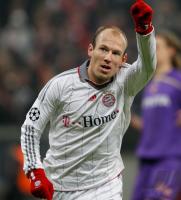 FUSSBALL  International CHL 09/10 : JUBEL ROBEN (FC Bayern  Muenchen)