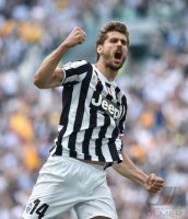 FUSSBALL SERIE A 13/14: JUBEL Fernando Llorente (Juventus Turin)