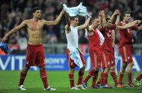 FUSSBALL INTERNATIONAL  CHL Viertelfinale 11/12: FC Bayern Muenchen - Olympic Marseille