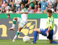 Fussball 1. Bundesliga: Bremen - Leverkusen