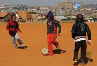 Strassenfussballer in RSA;  FIFA Confed Cup 2009