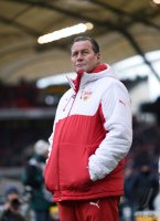 Fussball  1. Bundesliga  14/15: Trainer Huub Stevens (VfB Stuttgart)