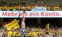 Fussball 1. Bundesliga:  Fankurve Borussia Dortmund im Borussia Park