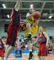 Basketball  1. Bundesliga  Walter Tigers Tuebingen - Brose Baskets Bamberg