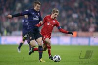FUSSBALL INTERNATIONAL CHL ACHTELFINALE 12/13: FC Bayern Muenchen - FC Arsenal London