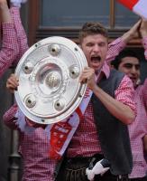 Fussball 1. Bundesliga :   JUBEL  Thomas Mueller  (FC Bayern Muenchen)