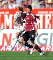 Fussball 1. Bundesliga : 1 FC Nuernberg - FC Bayern Muenchen
