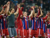 Fussball 1. Bundesliga Saison 14/15: FC Bayern Muenchen - TSG 1899 Hoffenheim