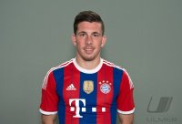 Fussball 1. Bundesliga 2014/2015: Pierre Emile Hojbjerg (FC Bayern Muenchen)