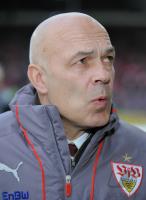 FUSSBALL  1. BUNDESLIGA  09/10    Trainer Christian Gross (VfB Stuttgart)