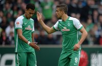 Fussball, 1. Bundesliga  Saison 2014/2015: SV Werder Bremen - Borussia Moenchengladbach