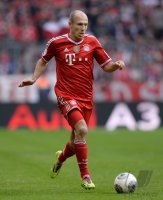 Fussball  1. Bundesliga  13/14: Arjen Robben (FC Bayern Muenchen)