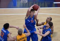 Basketball 1. Bundesliga 13/14:  Walter Tigers Tuebingen - Mitteldeutscher BC