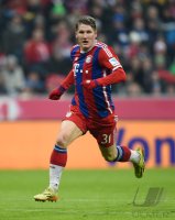 Fussball 1. Bundesliga Saison 14/15: Bastian Schweinsteiger (FC Bayern Muenchen)