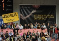 Basketball 1. Bundesliga 2011/2012:  Walter Tigers Tuebingen - Fraport Skyliners Frankfurt