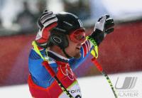 Olympische Spiele 2006 Turin - Abfahrt Herren Jubel Deneriaz