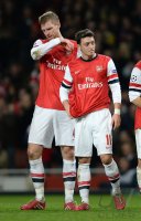 Fussball International CHL Saison 13/14: Arsenal London - FC Bayern Muenchen