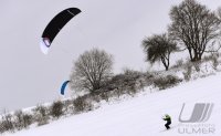 Schmuckbild, Wintersport, Snowkiting am Raichberg bei Albstadt-Onstmettingen