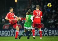 FUSSBALL, 1. BUNDESLIGA, 19. Spieltag: Bremen - Bayern