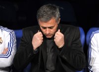 Fussball: Champions League Achtelfinale, Saison 2010/2011: Trainer Jose Mourinho (Real Madrid)