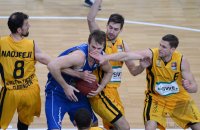Basketball 1. Bundesliga 2013/2014:  Walter Tigers Tuebingen - Fraport Skyliners Frankfurt
