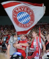 Fussball Supercup Finale 2013: JUBEL Supercupsieger FC Bayern Muenchen