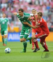 Fussball 1. Bundesliga:  FC Bayern Muenchen - VfL Wolfsburg