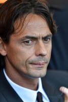 Fussball International Serie A 14/15:  Trainer Filippo Inzaghi (AC Mailand)