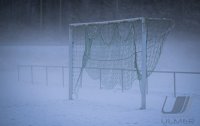Fussball Kreisliga B 2 23/24: Schneebedeckter Platz beim SV Bad Imnau